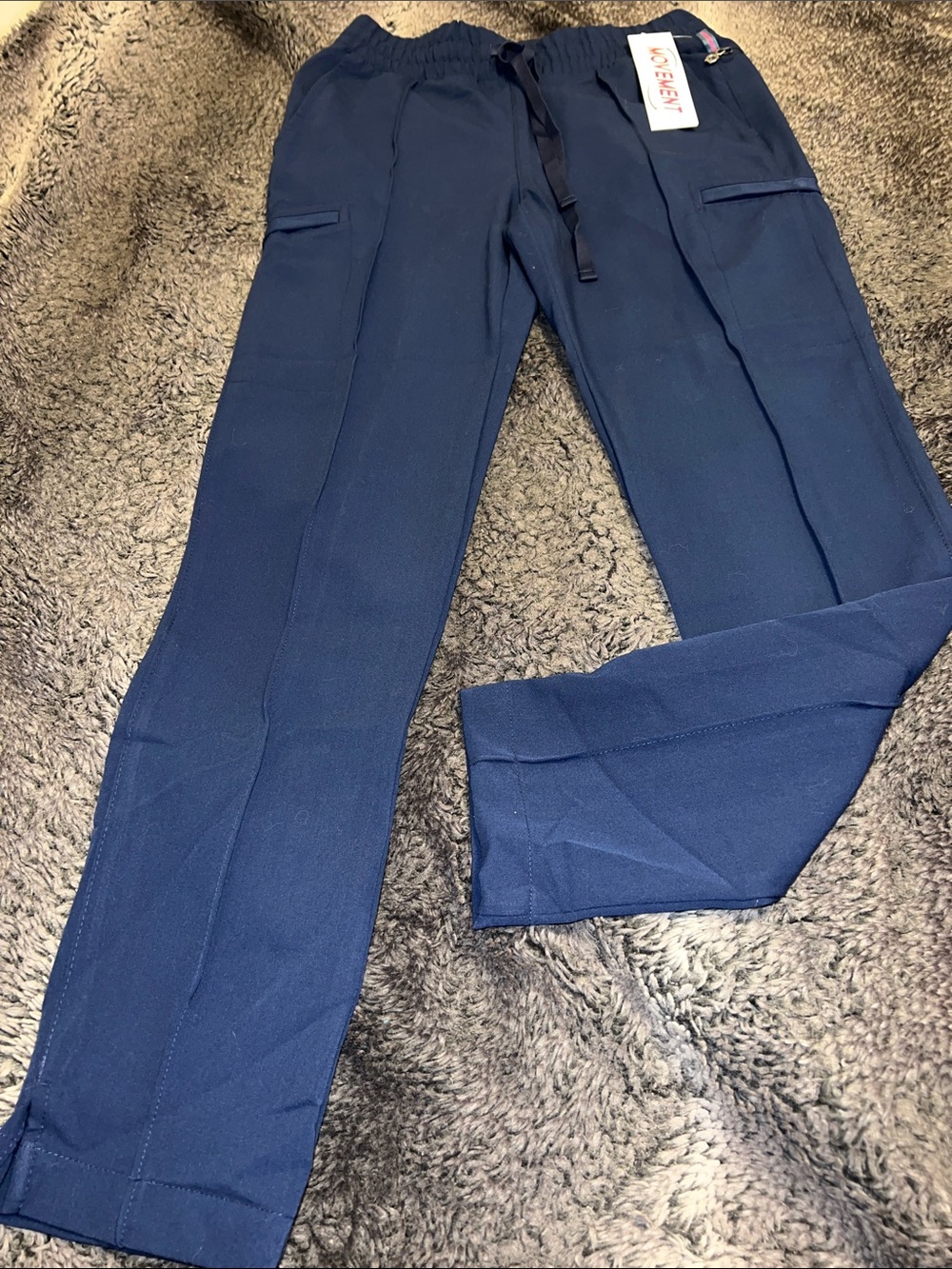 Women’s Navy Skinny Cargo Jumpsuit Pants XS Petite